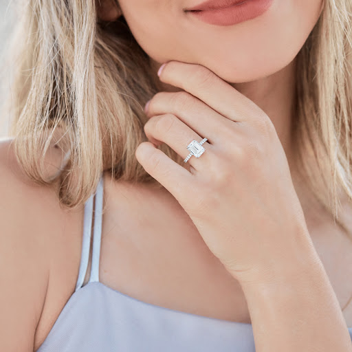 Blue Diamond Jeweler Engagement Ring Specialist image