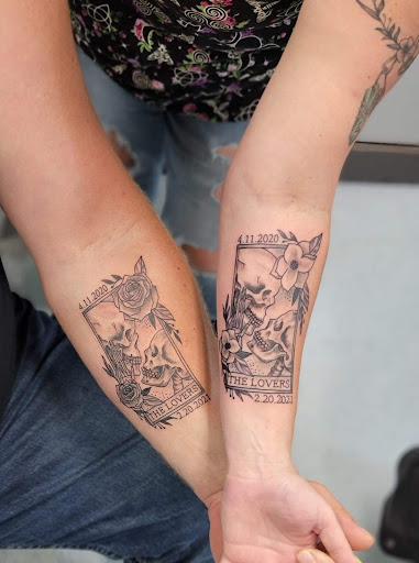 Explore trio tattoo ideas, creative tattoo ideas in Colonial Heights, available at Connellys Tattooing