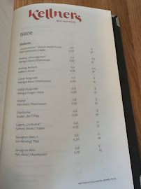Menu / carte de Kellners Restaurant à Wyk auf Föhr
