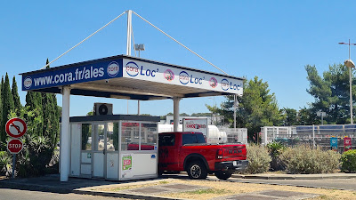 Station Service Cora à Alès