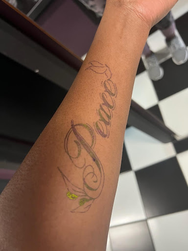 Explore cuff tattoo ideas, creative tattoo ideas in Georgetown, available at Iron Rite Tattoo South