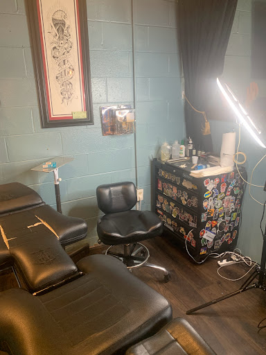Explore west coast tattoo ideas, creative tattoo ideas in Warrior, available at The Great Wilderness Tattoo