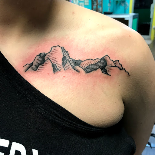 Explore filmmaker tattoo ideas, creative tattoo ideas in San Angelo, available at Good Vibes Only Tattoo Studio