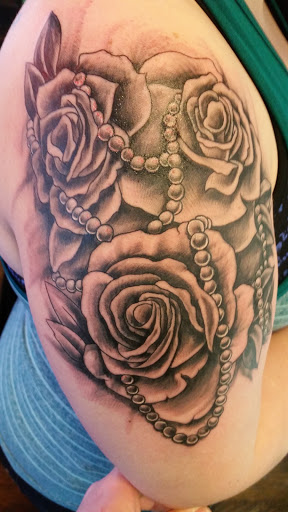 Explore men sleeve tattoo ideas, creative tattoo ideas in Noblesville, available at Mystic Images Tattoo Co.