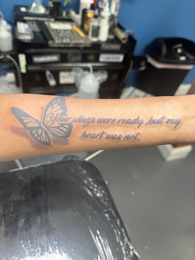 Explore family tree tattoo ideas, creative tattoo ideas in Meridian, available at Creative Pain Tattoo Studio