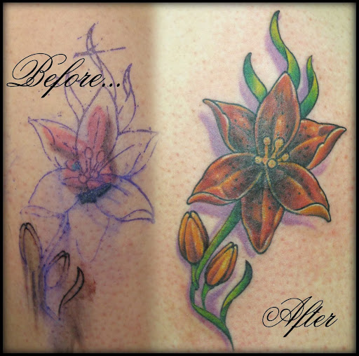 Explore forearm tattoo idea for men, creative tattoo ideas in Austin, available at Moms Tattoos