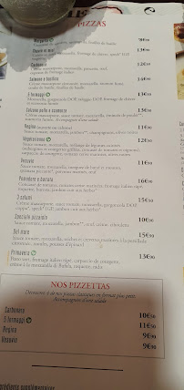 Restaurant italien Del Arte à Saint-Maximin - menu / carte
