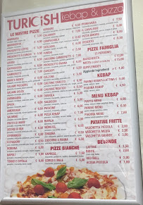 Menu du Turkish Istanbul kebab à Manerbio