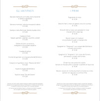 Menu du Ristorante L'Ascensore à Ancona