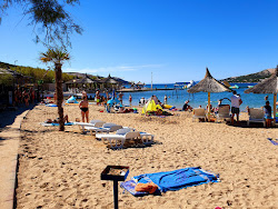 Photo de Plage de Planjka Trincel protégé par des falaises