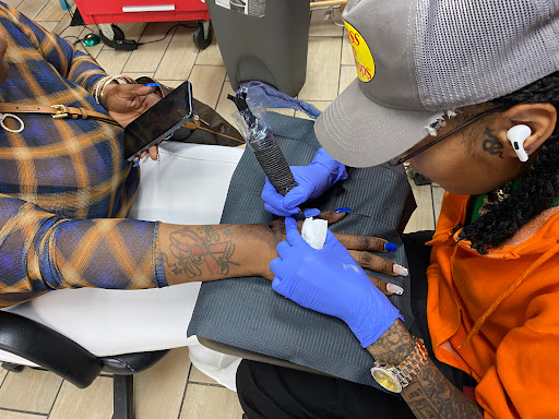 Explore toy story tattoo ideas, creative tattoo ideas in Houston, available at Orlandos Tattoo Studio