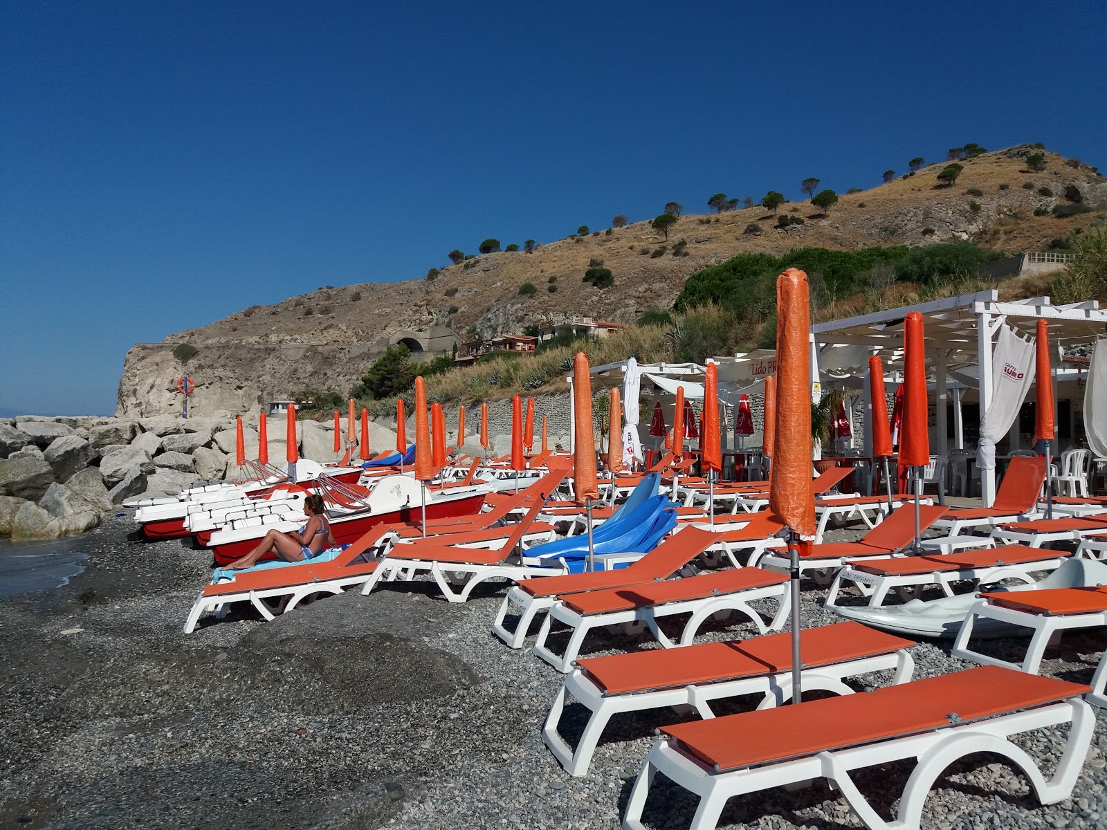 Foto von Riaci Capo beach mit viele kleine buchten