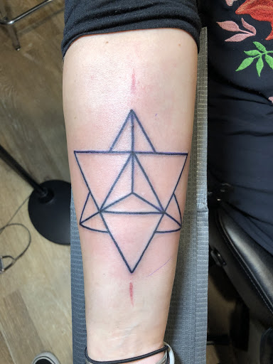 Explore mother father tattoo ideas, creative tattoo ideas in Winter Park, available at Black Pine Tattoo