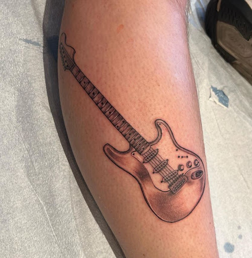 Explore inner ear tattoo ideas, creative tattoo ideas in Huntington Beach, available at Mechanical Concept Tattoo