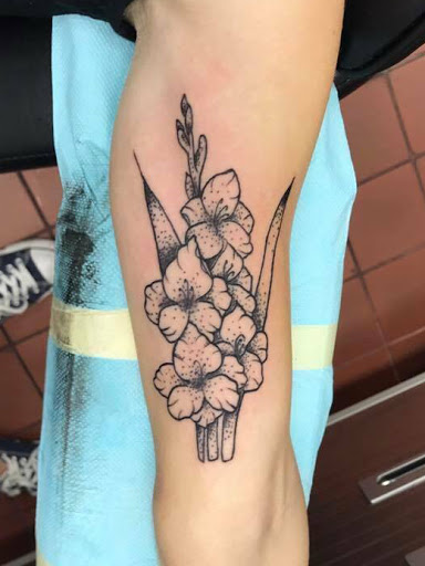 Explore automotive tattoo sleeve ideas, creative tattoo ideas in Saint Petersburg, available at Lucky You Tattoo