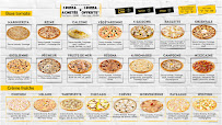 Menu / carte de Street pizza à Épinay-sur-Seine