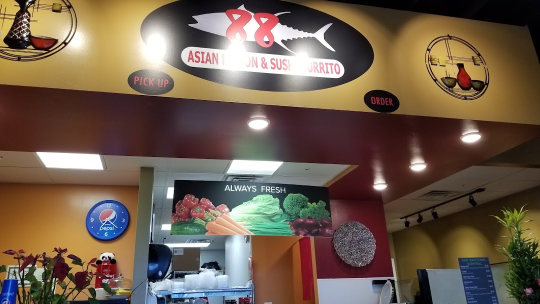 New 88 Asian Fusion & Sushi Burrito