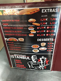 Menu / carte de Restaurant Istanbul Étampes à Étampes