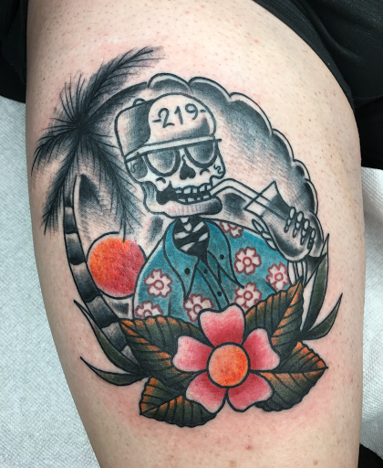 Explore script tattoo ideas, creative tattoo ideas in Atlanta, available at Big Cat Tattoo