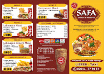 Menu / carte de Safa Döner und Pizzeria à Bottrop