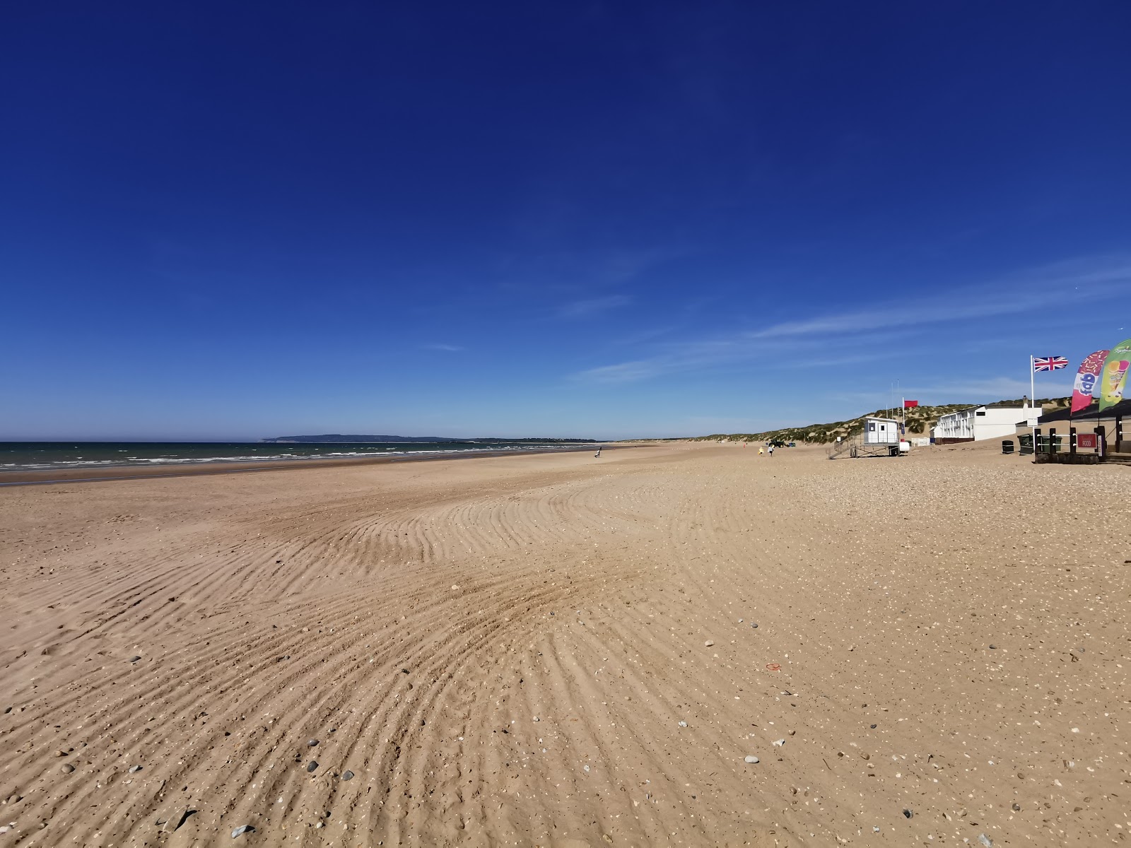 Photo de Camber sands beach zone des équipements