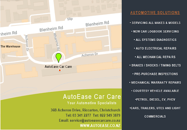 AutoEase Car Care - Christchurch