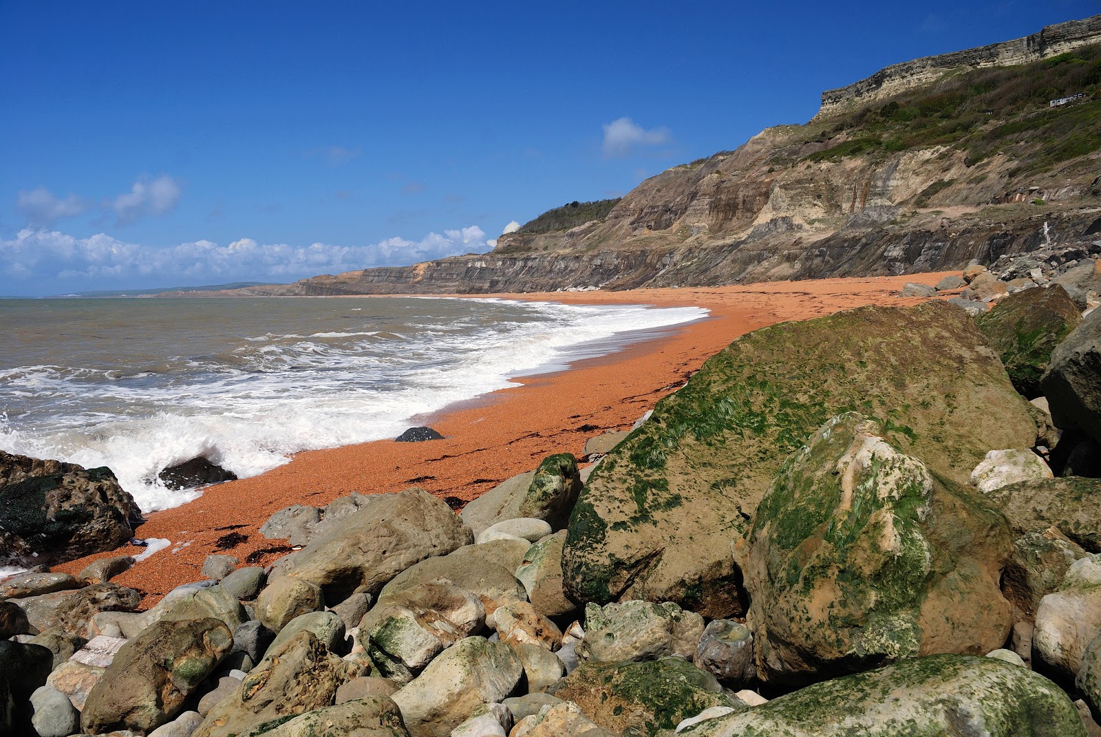 Foto van Rocken End Beach met hoog niveau van netheid