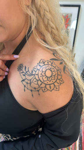 Explore outline tattoo ideas for guys, creative tattoo ideas in Miami, available at Bonsai Mike Tattoos