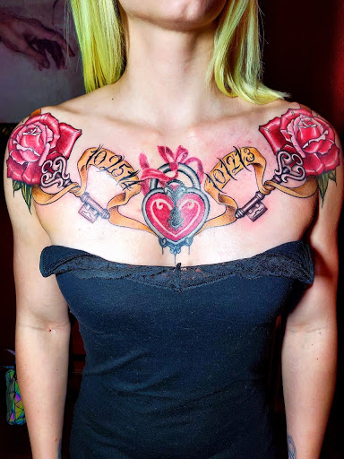 Explore tattoos ideas on back, creative tattoo ideas in Woodward, available at Paper Street Tattoo Company