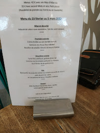 Restaurant français Auberge de Madale à Colombières-sur-Orb (le menu)