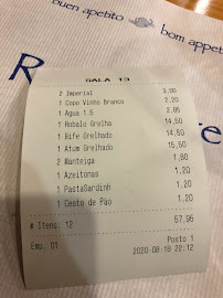 Restaurante Pescador à Lagos menu