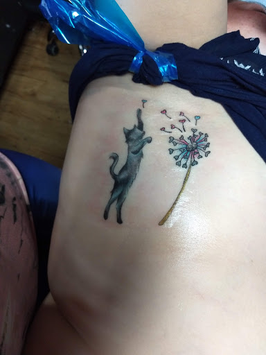 Explore cover up ideas for small tattoos, creative tattoo ideas in Pompano Beach, available at Funhouse Tattoos