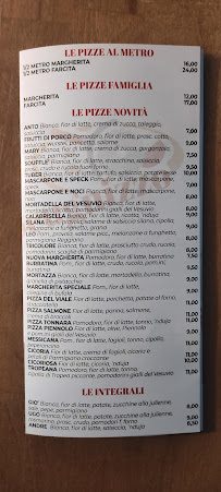 Menu / carte de Pizzeria O'Scugnizzo e Piccola Cucina à Modena