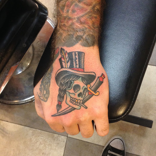 Explore bass tattoo ideas, creative tattoo ideas in Denver, available at Think Tank Tattoo