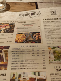 Hippopotamus Steakhouse à Serris menu