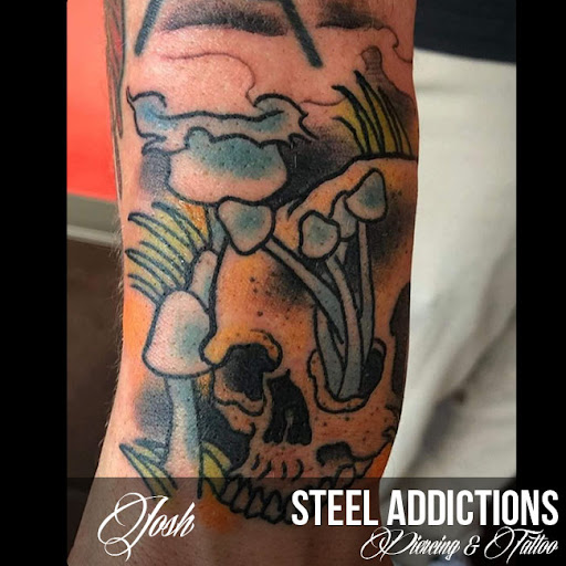 Explore coyote tattoo ideas, creative tattoo ideas in Toledo, available at Steel Addictions