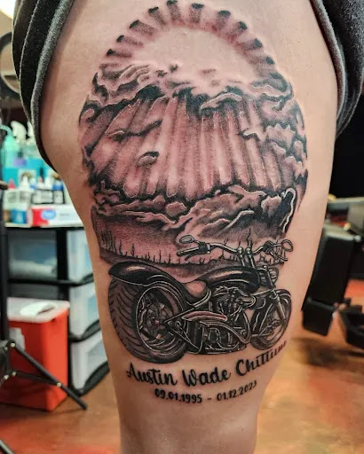 Explore men tattoo ideas forearm, creative tattoo ideas in Inverness, available at The Perfect Spot Tattoos