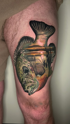 Explore hot girl tattoo ideas, creative tattoo ideas in Lakeville, available at SharkTooth Tattoo & Gallery