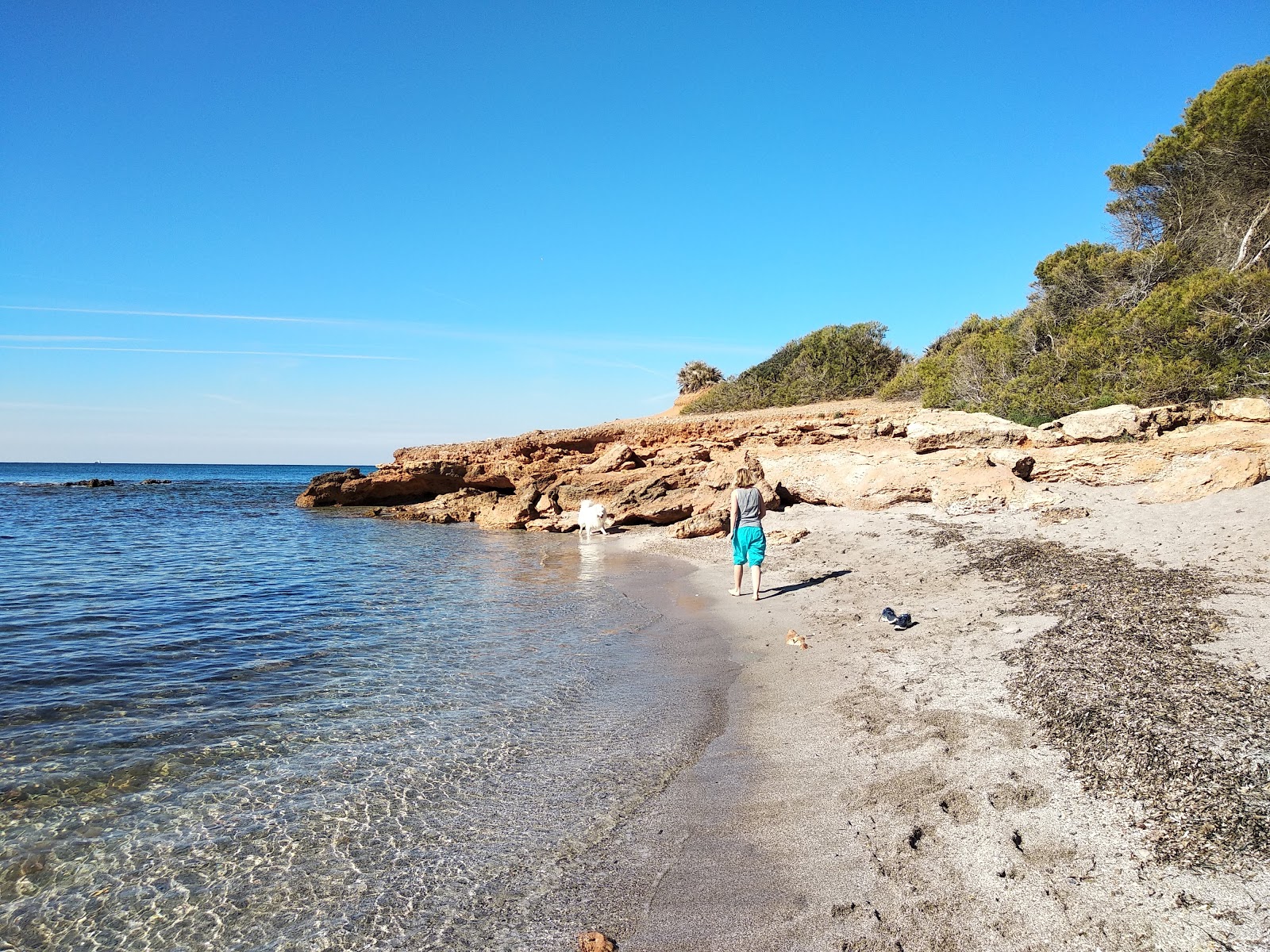 Foto av Playa en Via Verda med liten vik