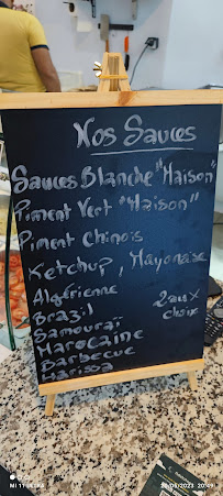 Menu / carte de Fresh Kebab à Saint-André