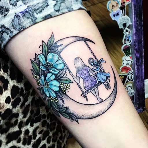 Explore beach tattoo ideas, creative tattoo ideas in Asheboro, available at Wonderland Tattoo