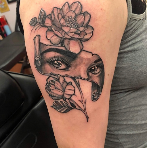 Explore 3 percent tattoo ideas, creative tattoo ideas in Aledo, available at Elevated Tattoo & Piercing