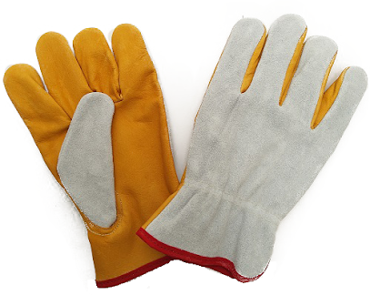 Guantes industriales de piel portada