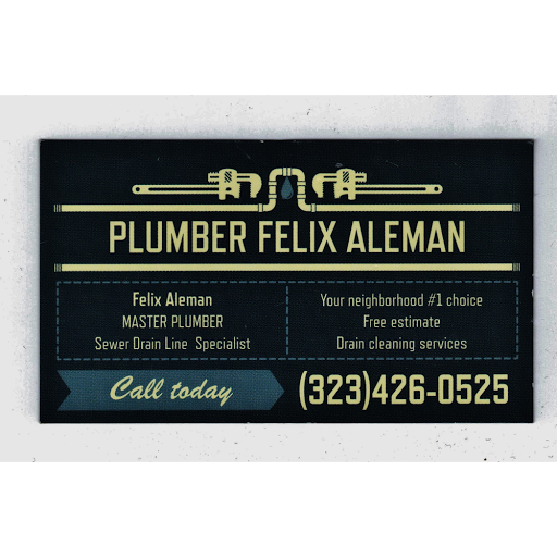 Plumber Felix Aleman in Los Angeles, California