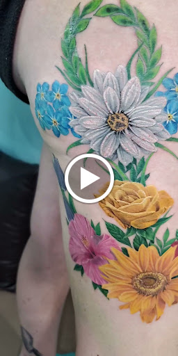 Explore tattoos on hand ideas, creative tattoo ideas in Johns Island, available at The Gilded Mermaid Tattoo Studio