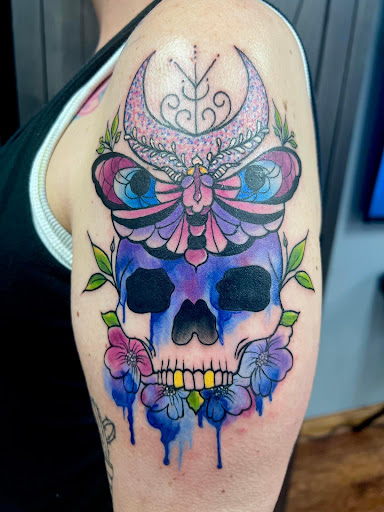 Explore weight loss tattoo ideas, creative tattoo ideas in Adrian, available at Good Life Tattoo Co.