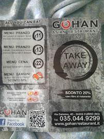 Gohan di Curno à Curno menu