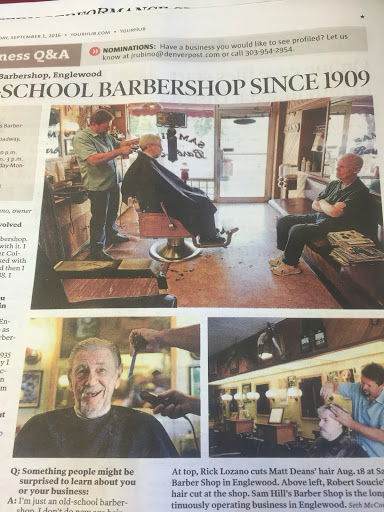 Barber Shop «Sam Hills Barber Shop», reviews and photos, 3456 S Broadway, Englewood, CO 80113, USA