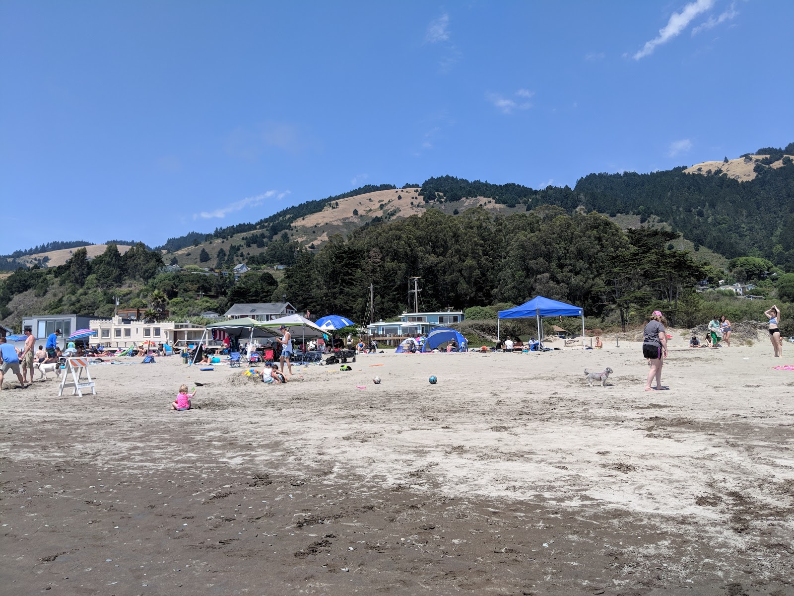 Photo of Stinson Beach and the settlement