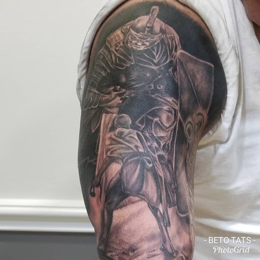 Explore biceps tattoo ideas, creative tattoo ideas in Round Rock, available at Beto Tats